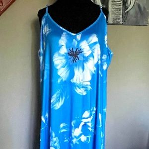Ladies floral Maxi Dress Size 5x
